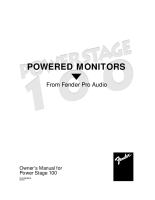 Fender Power-Stage-100 - Owners Manual